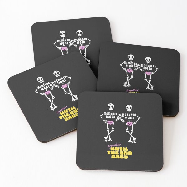 Item preview, A Spooky Pair | Stoic Black Valentine's Day Sticker designed and sold by stoicjimny.