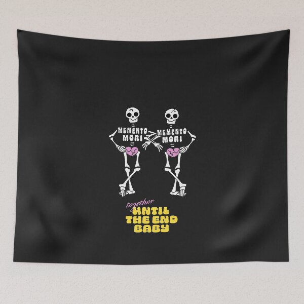 Item preview, A Spooky Pair | Stoic Black Valentine's Day Sticker designed and sold by stoicjimny.