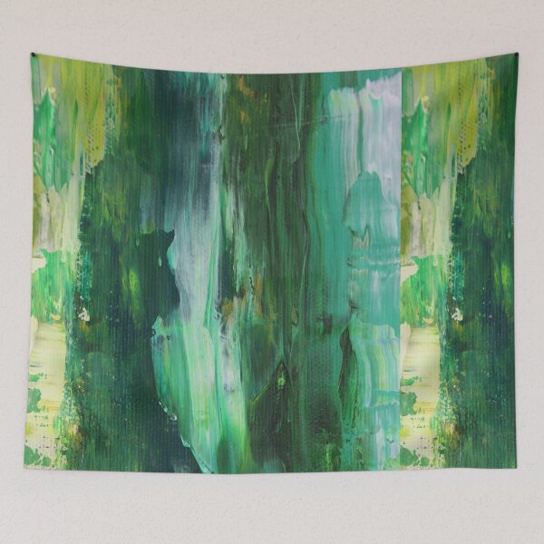 Item preview, Green Expression - Canvas Art designed and sold by ReidDesign.