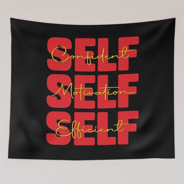 Item preview, Self confident self motivation self efficient designed and sold by pqrstshirts.