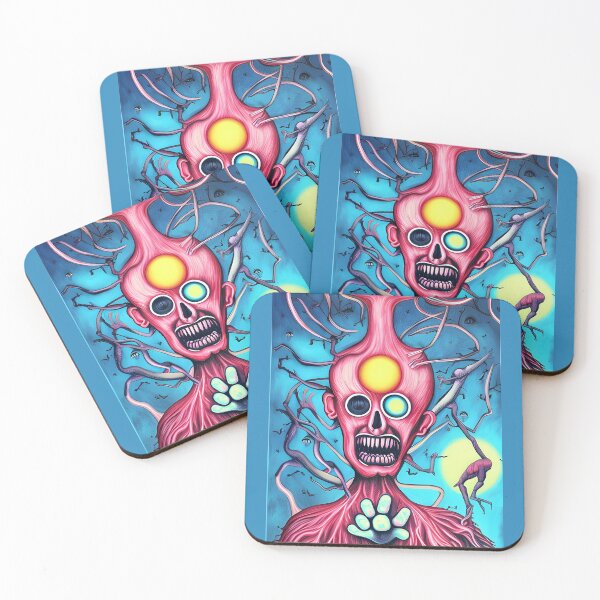 Item preview, The Unearthly Realms Skull designed and sold by Cryptic Canvas.