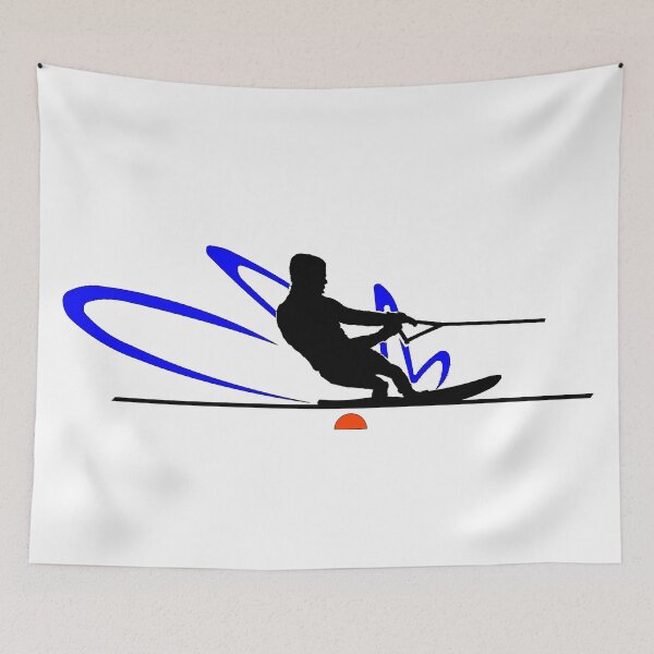 Item preview, Water Ski Slalom Skier designed and sold by HatzicTshirts.