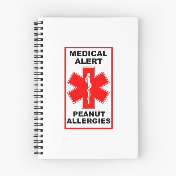 Item preview, Medical Alert Peanut Allergies Allergy Alert Awareness Red designed and sold by Frugal-Fox.