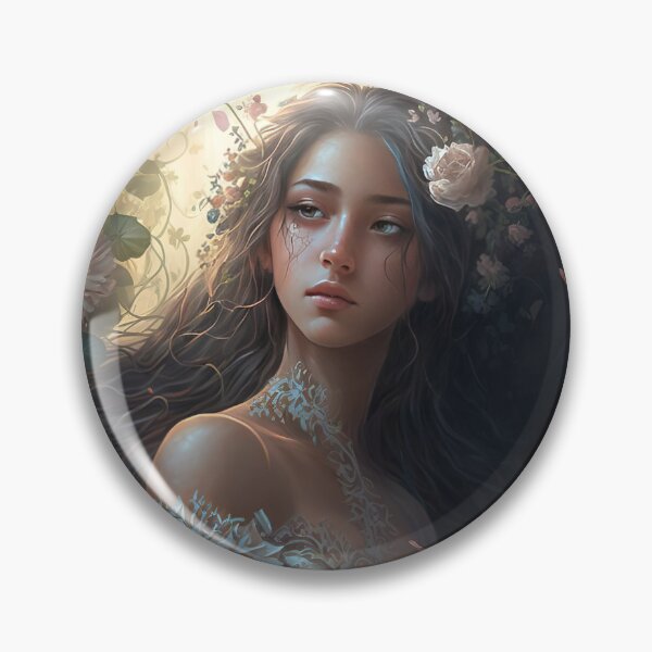 Item preview, portrait of girl in a fairytale designed and sold by tinkertailorart.