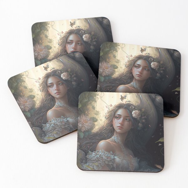 Item preview, portrait of girl in a fairytale designed and sold by tinkertailorart.