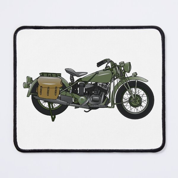 Item preview, Military cruiser motorcycle cartoon illustration designed and sold by Misscartoon.