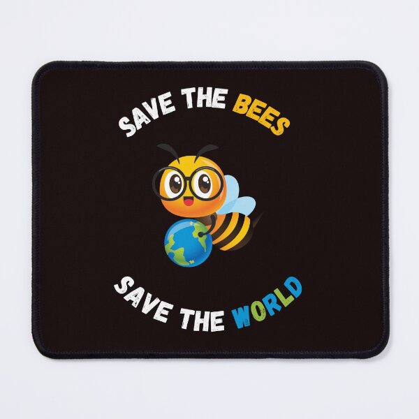 Item preview, cute save the bees save the world for bee lovers designed and sold by Space Frog Art ⭐⭐⭐⭐⭐.