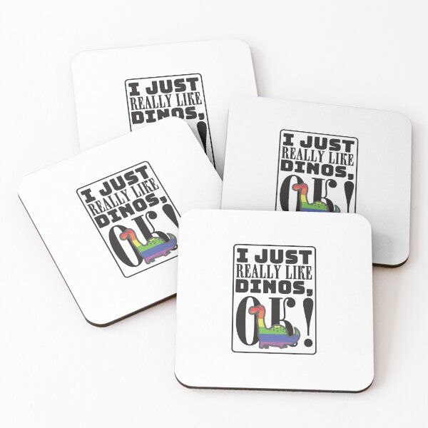 Item preview, I Just Really Like Dinos OK Rainbow Design designed and sold by JacksDesign.