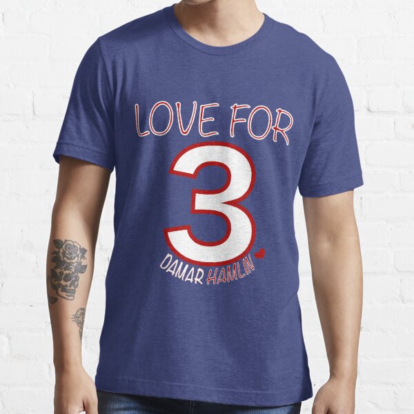 Love For 3 Damar Hamlin Trending T Shirt - Jolly Family Gifts