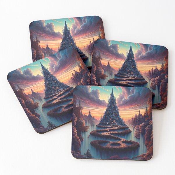 Item preview, Misty Mountain Castle designed and sold by OccultDreams.