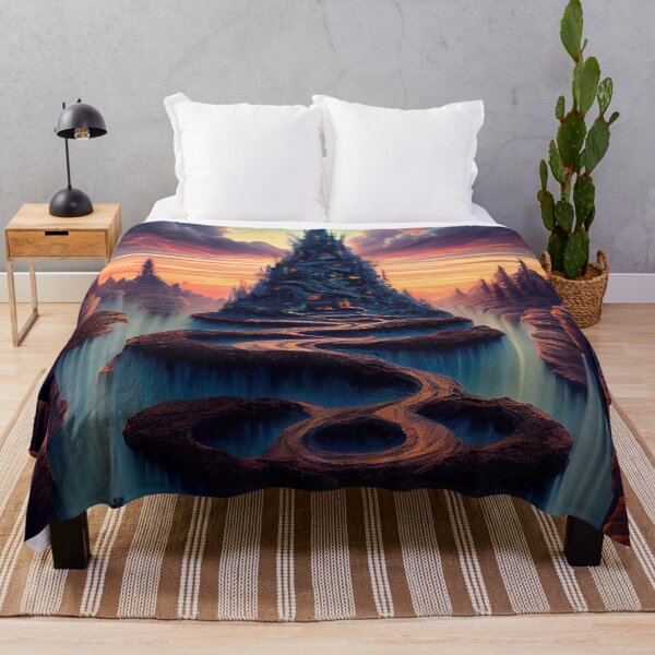 Item preview, Misty Mountain Castle designed and sold by OccultDreams.