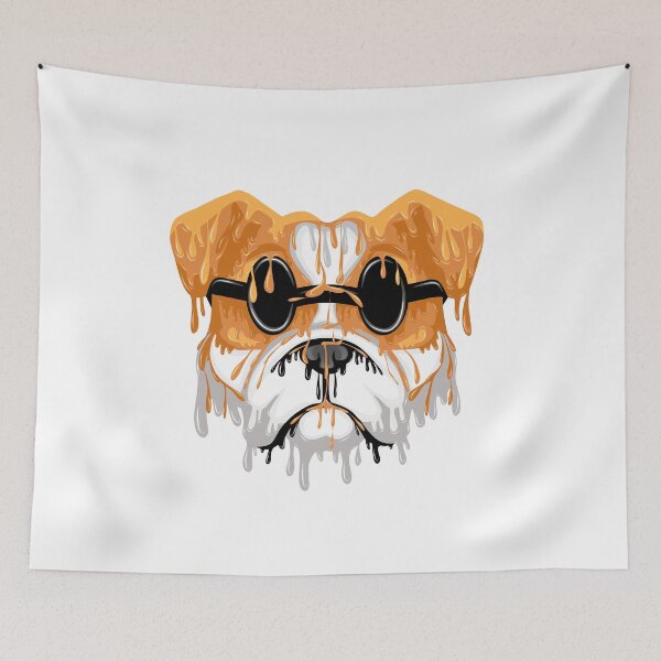 Item preview, Orange dog grime art designed and sold by AmsaOza.