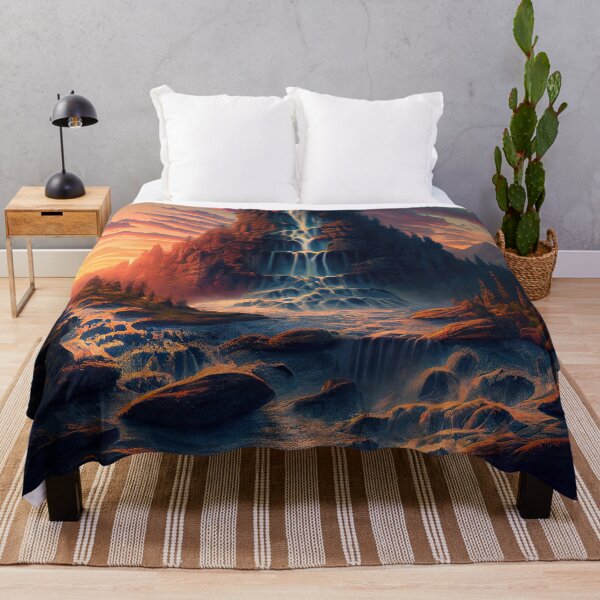 Item preview, Waterfall at Sunrise designed and sold by OccultDreams.