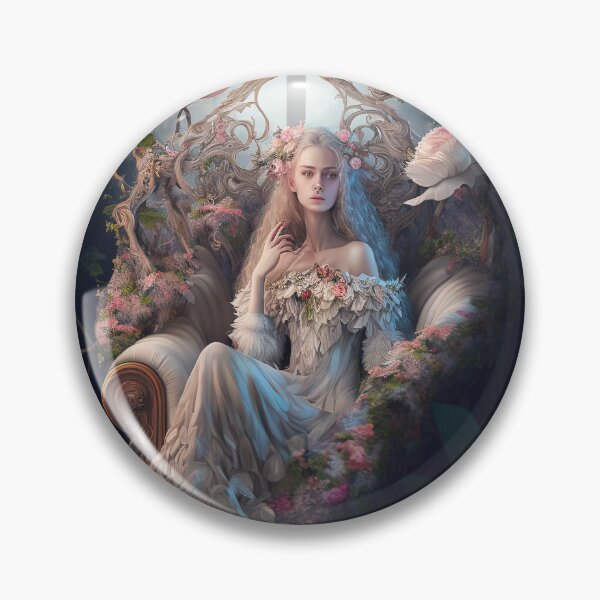 Item preview, portrait of girl in a fairytale designed and sold by tinkertailorart.