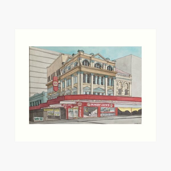 Item preview, Hungry Jack's Queen Street designed and sold by choppychopkins.