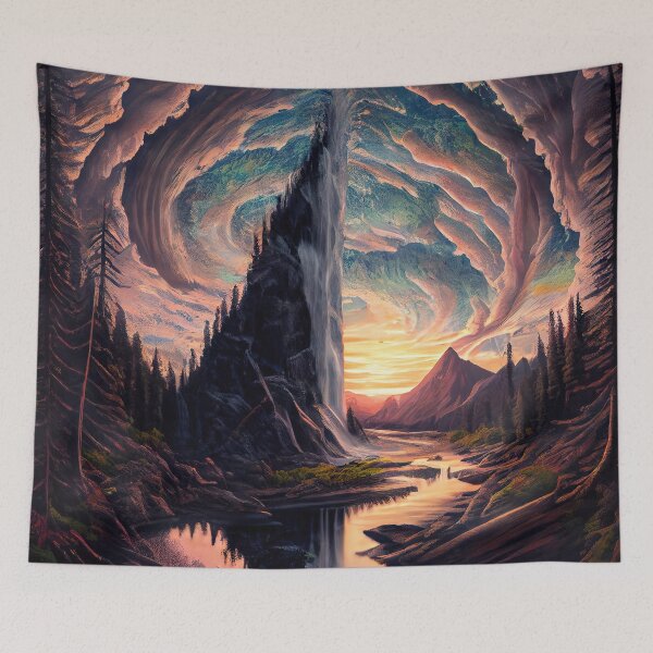 Item preview, Surreal Mountain Stream designed and sold by OccultDreams.