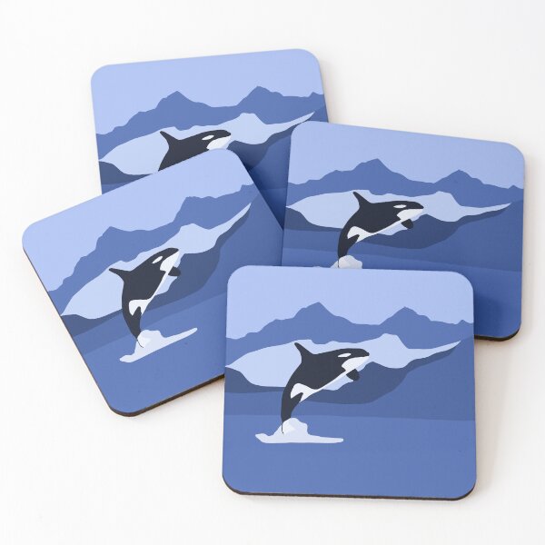 Item preview, Orca Near The Mountains designed and sold by ana-celeste.
