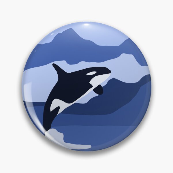 Item preview, Orca Near The Mountains designed and sold by ana-celeste.