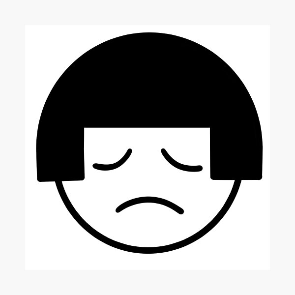 Item preview, Gloomy face designed and sold by K-CultureStore.