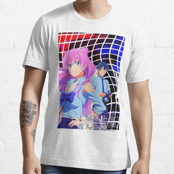 Akari Watanabe Fuufu Ijou Koibito Miman Shiori Sakurazaka T Shirt Men Women  Japanese Anime Harajuku Short Sleeve Tee Shirt Tops - AliExpress