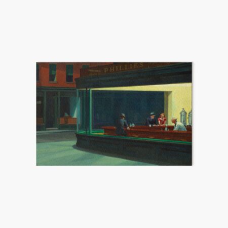 Artikel-Vorschau von Nighthawks, von Edward Hopper 1942., designt und verkauft von Historical Paintings.