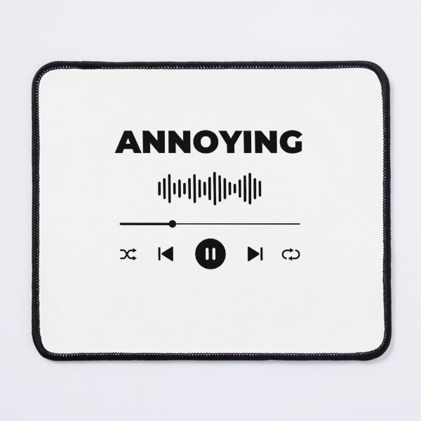 Item preview, Play Music Interface with Annoying Word designed and sold by artacalla.
