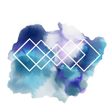 Artwork thumbnail, Geometric Watercolor by CaitlinLawrence
