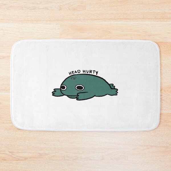 Item preview, Head Hurty | Forest Green Frog designed and sold by iristocat.