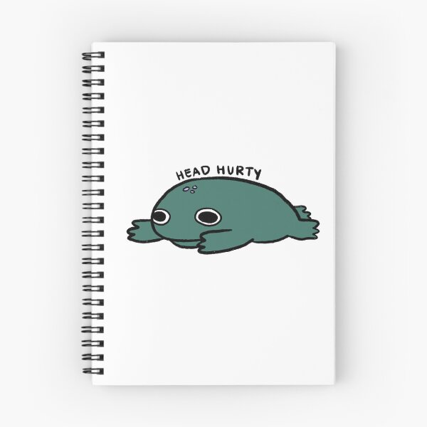 Item preview, Head Hurty | Forest Green Frog designed and sold by iristocat.