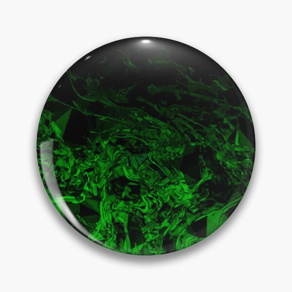 Item preview, Green Mutant - green black gradient polygon swirls designed and sold by JaycraveDesigns.