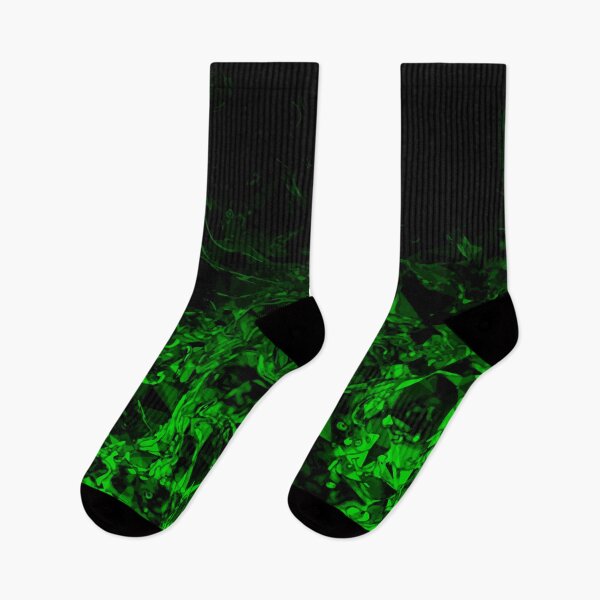 Item preview, Green Mutant - green black gradient polygon swirls designed and sold by JaycraveDesigns.