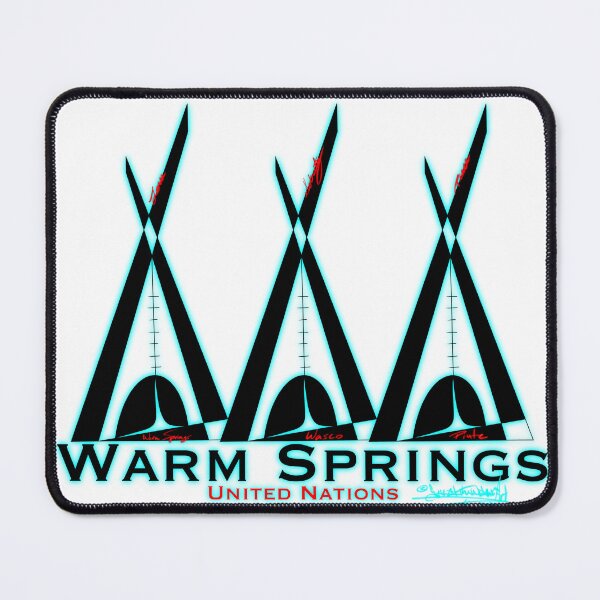 Item preview, Warm Springs Logo designed and sold by SpeakthunderArt.