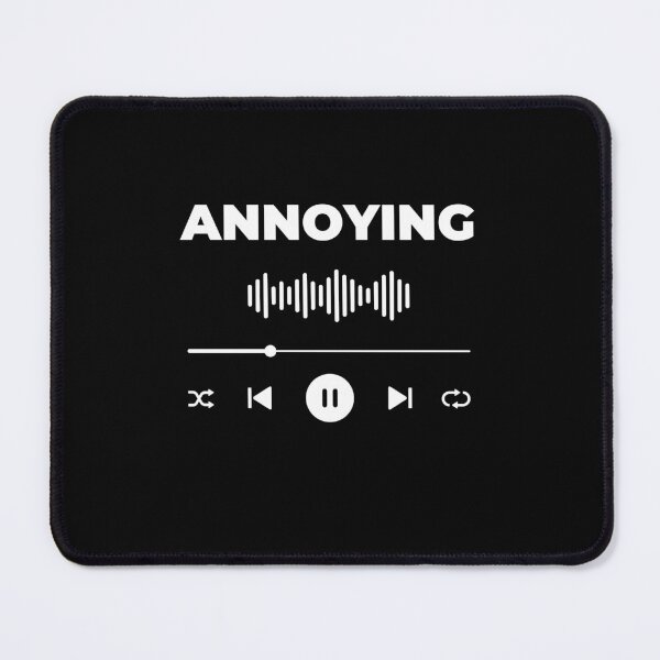 Item preview, Play Music Interface with Annoying Word designed and sold by artacalla.