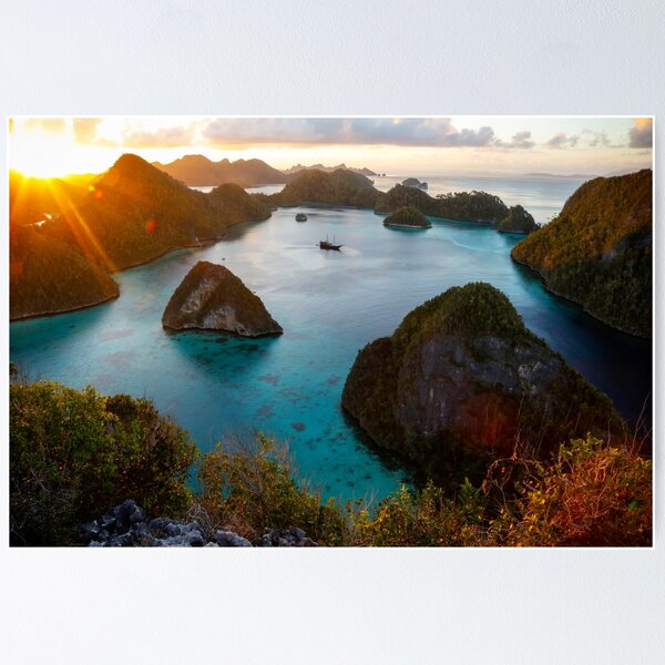 Item preview, Breathtaking Wayag Island Landscape from Raja Ampat, Indonesia designed and sold by BreadOlives.
