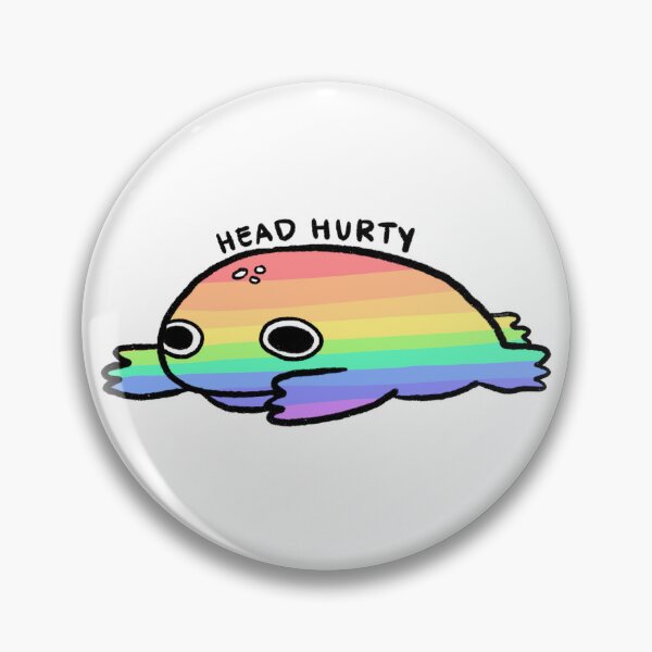 Item preview, Head Hurty | Rainbow Frog designed and sold by iristocat.