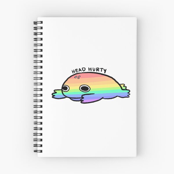 Item preview, Head Hurty | Rainbow Frog designed and sold by iristocat.