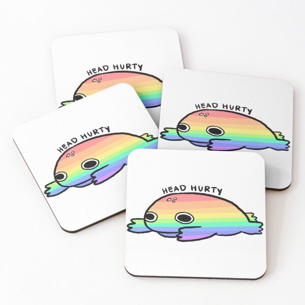 Item preview, Head Hurty | Rainbow Frog designed and sold by iristocat.