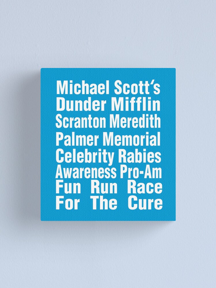 michael scott rabies run shirt