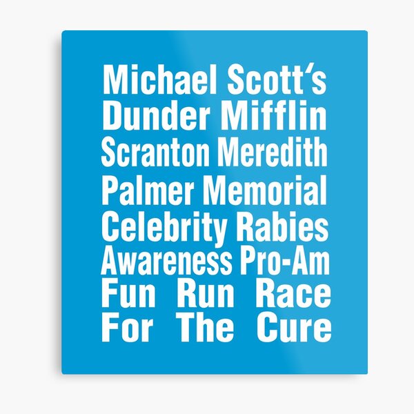 michael scott fun run t shirt