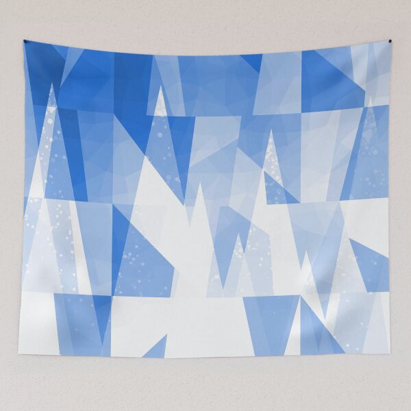 Item preview, Abstract Blue Geometric Mountains Design designed and sold by oursunnycdays.