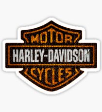 Vintage American Motorcycle old and cracked paint Sticker