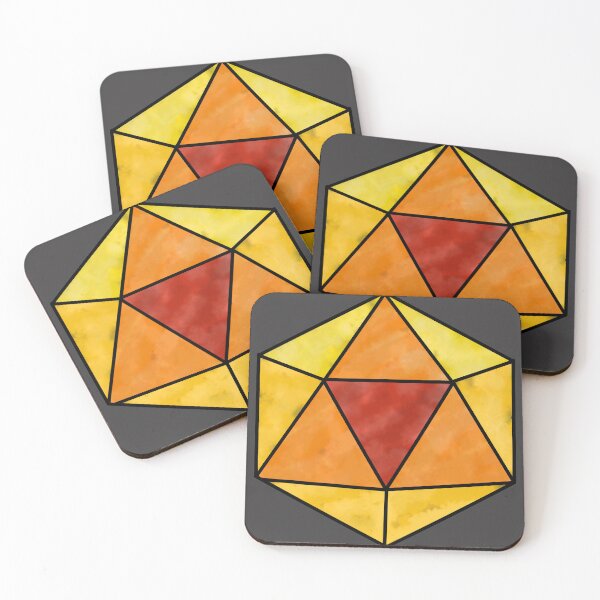 Item preview, Fire Icosahedron  designed and sold by Enchantress Designs.