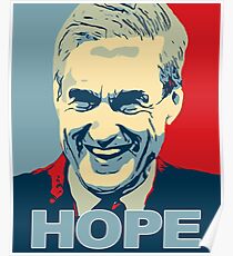 Robert Mueller HOPE in Obama Hope Poster style Anti-Trump Poster