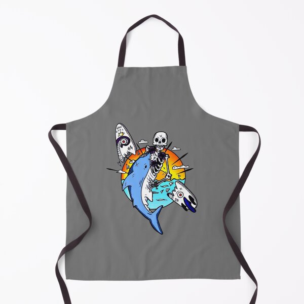 Item preview, Top Selling Shark Skeleton Surf Art designed and sold by vitda lupi.