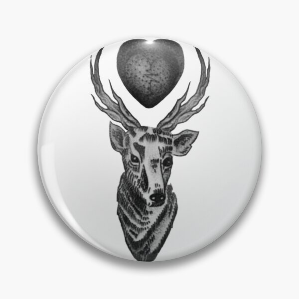 Item preview, Louis Tomlinson stag tattoo designed and sold by Lee Rose.