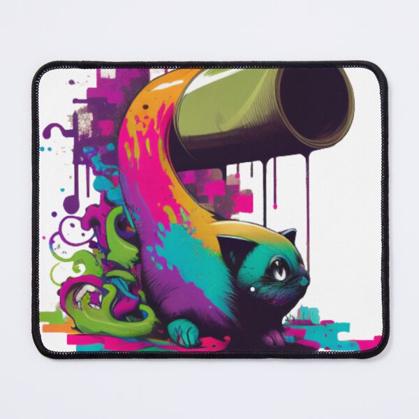 Item preview, Abstract Sewer Cat designed and sold by SilverAndGolden.