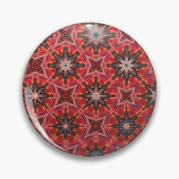 Item preview, Burgundy Turquoise and Pink Octagon Seamless Pattern Print designed and sold by protegra.