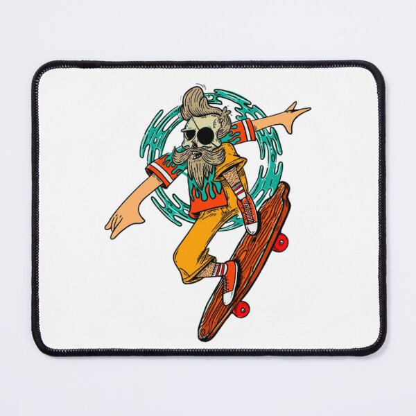 Item preview, Best Selling Skull Skateboard Art Design designed and sold by vitda lupi.