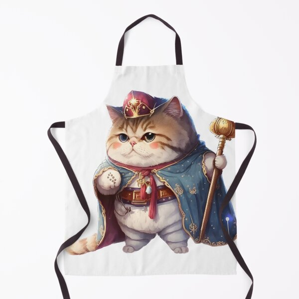 Item preview, cute cat king with jewels designed and sold by OHNS Corner.