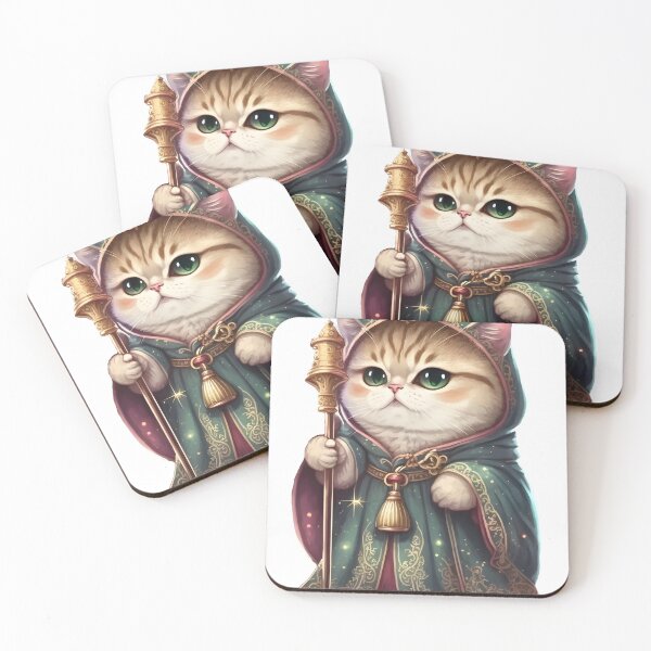 Item preview, cute cat king with jewels designed and sold by OHNS Corner.